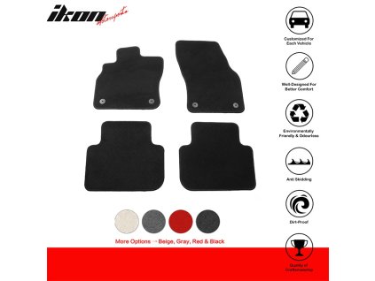 Audi Q3 F3 2019-2024 Textilfußmatten 4-teiliges Set Nylon schwarz