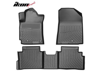 Kia Forte 2019-2024 Gumové koberce TPE 3D černá