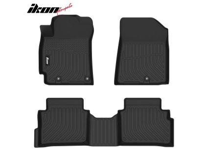 Kia Forte 2019-2024 Gumové koberce 3dílná sada TPE černá