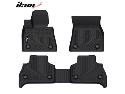 BMW X5 G05 X5M F95 5 Passengers 2019-2025 Gumové koberce TPE 3D černá