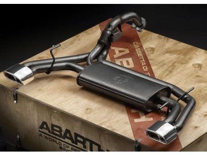 Abarth 500 Dual exhaust Record Modena