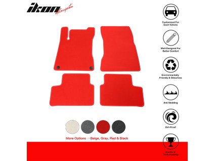 Mercedes Benz C118 CLA-Class 2020-2023 Textilní koberce nylon červená