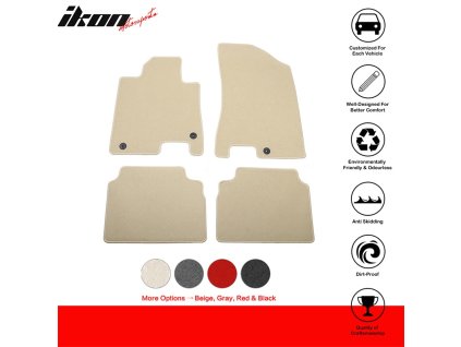 Hyundai Sonata 2020-2025 Kia K5 2021-2025 Textilní koberce nylon černá
