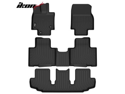 Toyota Highlander 7& 8 Seats 2020-2025 Gumové koberce 3D černá