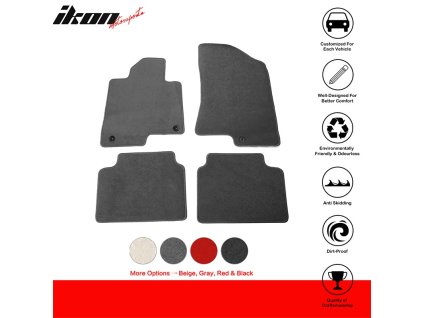 Kia K5 Optima 2021-2023 Tappetini in tessuto set di 4 pezzi nylon grigio