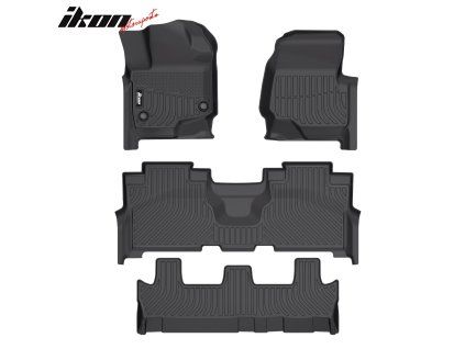 Ford Expedition Max 2021-2024 Tapis de sol en caoutchouc TPE 3D noir