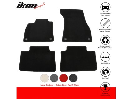 Audi SQ8 Q8 e-tron Sportback 2021-2025 Textilní koberce nylon černá