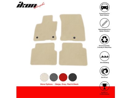 Ford Bronco Sport 2021-2025 Textilní koberce 4dílná sada nylon béžová