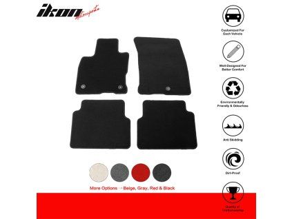 Ford Bronco Sport 2021-2025 Tapis de sol textile jeu de 4 pièces noir