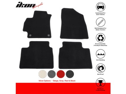 Hyundai Elantra 2021-2025 Textilní koberce 4dílná sada nylon černá