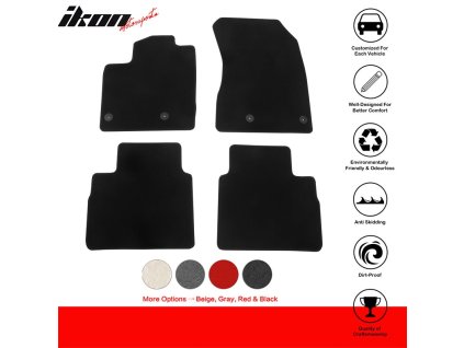 Nissan Rogue 2021-2025 Textilné koberce 4-dielna sada nylon čierna