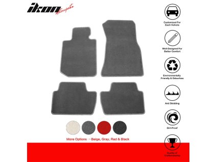 BMW 2er 230i M240i 2022-2023 Textil Fußmatten 4-teiliges Set Nylon Grau
