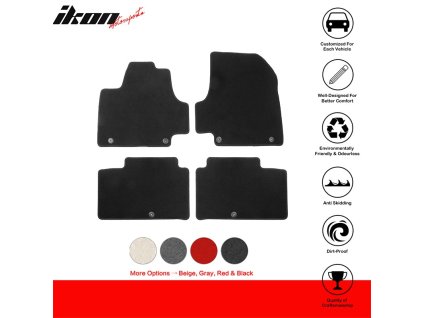 Hyundai Ioniq 5 2022-2023 Textil Fußmatten 4-teiliges Set Nylon Schwarz