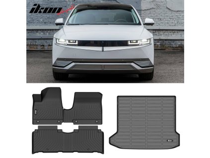 Hyundai Ioniq 5 2022-2024 Gumové koberce TPE 3D černá
