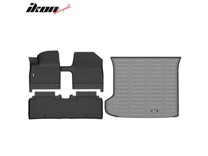 Kia EV6 2022-2024 Gumové koberce TPE 3D černá