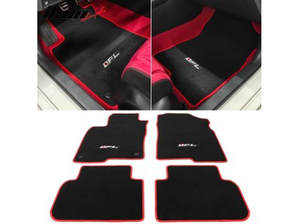 Honda Civic Acura Integra 2022-2025 Textilní koberce nylon černá s FL logem
