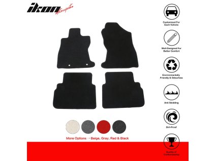 Subaru WRX 2022-2025 Tappetini in tessuto set da 4 pezzi nylon nero