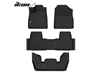 Honda Pilot 2023-2024 Gumové koberce TPE 3D černá
