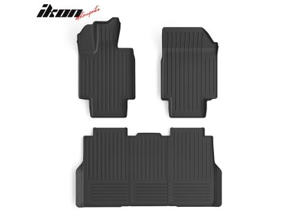 Tesla Cybertruck 2023-2024 Gumové koberce TPE 3D černá