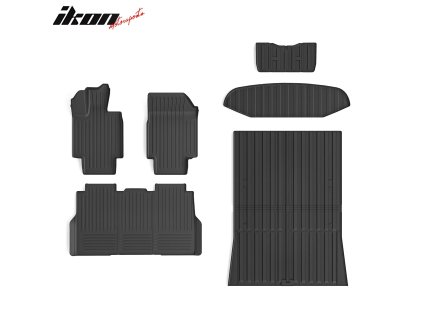 Tesla Cybertruck 2023-2024 Gumové koberce TPE černá