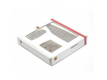 Abarth 500 Sportpedalabdeckungen Aluminium Automatik