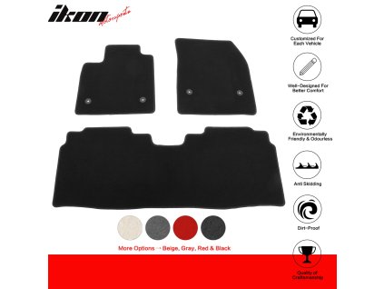Acura ZDX 2024-2025 Textilní koberce 3dílná sada nylon černá