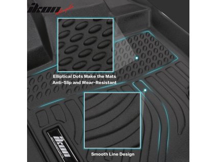 Honda Prologue & Chevrolet Blazer EV 2024-2025 Gumové koberce TPE 3D černá