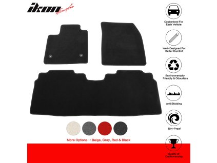 Honda Prologue Blazer EV 2024-2025 Textilní koberce 3dílná sada nylon černá