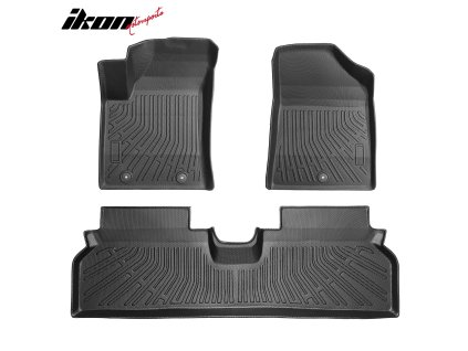 Hyundai Kona Electric 2024-2025 Gumové koberce TPE 3D černá