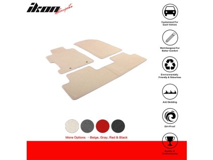 Honda Civic 2006-2011 Textilní koberce 3dílná sada nylon béžová
