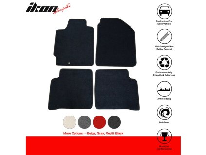 Nissan Altima 2002-2006 Textilní koberce 4dílná sada protiskluzový nylon černá