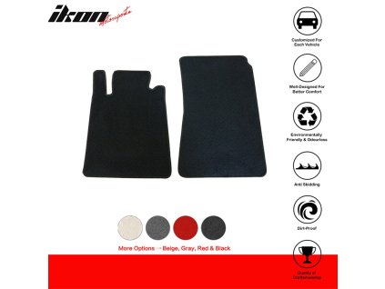 Mercedes Benz R171 SLK-Class 2Dr 2005-2010 Textilní koberce 2dílná sada nylon černá