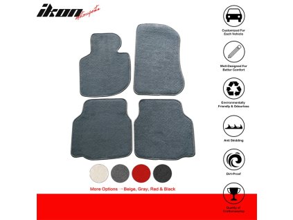 BMW E36 3 Series 1992-1998 Textilní koberce 4dílná sada nylon šedá