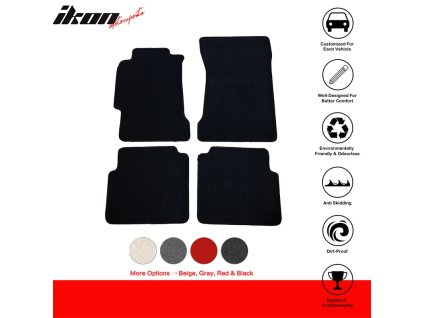 Acura CL 1997-1999 Textilní koberce 4dílná sada nylon černá