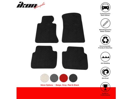 BMW 3 Series E46 1998-2006 Textilní koberce 4dílná sada nylon černá