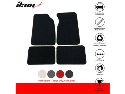 Ford Mustang 1999-2004 Textilní koberce 4dílná sada nylon černá