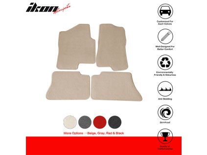 Chevrolet Silverado 1500 Crew Cab1999-2006 Textilní koberce 4dílná sada nylon béžová