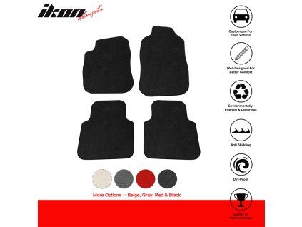Saturn LS-Series 2000-2002 Tapis textile jeu de 4 pièces nylon noir