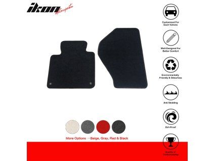 Honda S2000 2000-2008 Tapis textile jeu de 2 pièces nylon noir