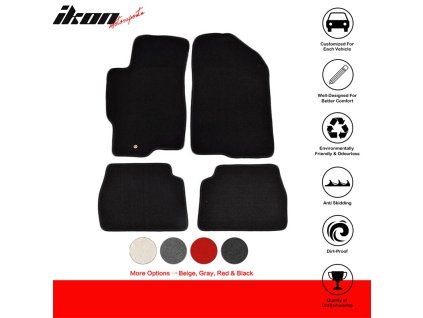 Mazda 6 2003-2008 Tapis textile jeu de 4 pièces nylon noir
