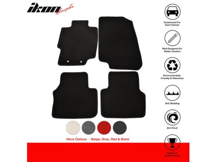 Acura TL 2004-2008 Textilní koberce 4dílná sada nylon černá