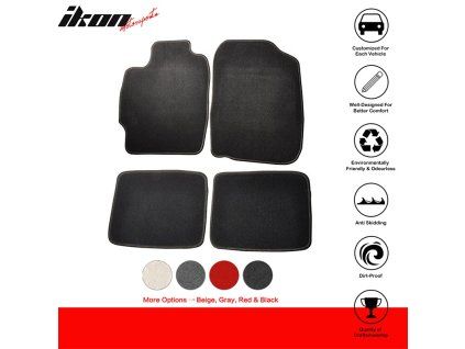 Scion tC 2004-2010 Tapis textile jeu de 4 pièces nylon noir