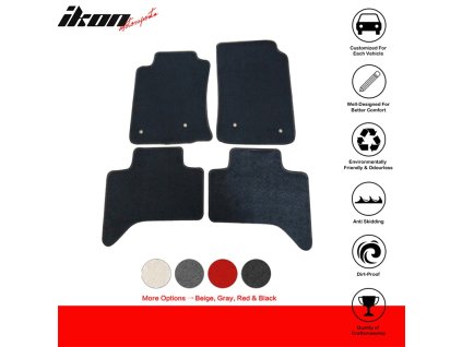 Toyota Tacoma 2005-2010 Textilní koberce 4dílná sada nylon černá
