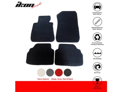 BMW E90 3 Series 2006-2011 Textilní koberce 4dílná sada nylon černá