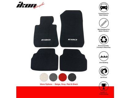 BMW E90 3 Series 2006-2011 Tapis textile jeu de 4 pièces nylon noir