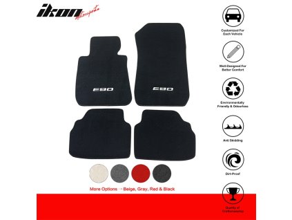 BMW E90 3 Series 2006-2011 Textilní koberce 4dílná sada nylon černá