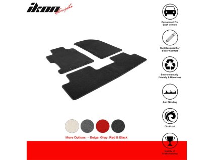 Honda Civic 2006-2011 Textilní koberce 4dílná sada nylon černá