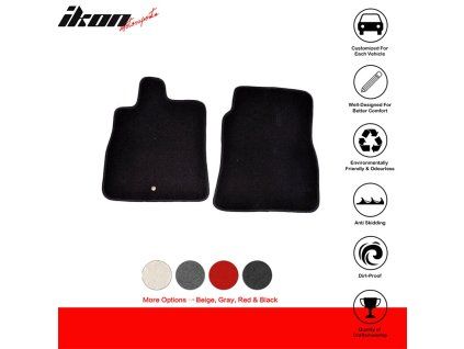 Mitsubishi Eclipse 2006-2012 Tapis textile jeu de 2 pièces nylon noir