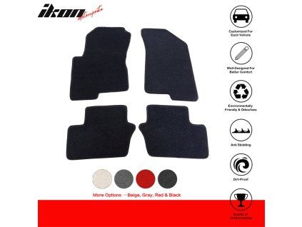 Dodge Caliber 2007-2012 Tapis de sol textile jeu de 4 pièces nylon noir