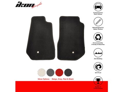 Jeep Wrangler 2007-2012 Textilní koberce 4dílná sada nylon černá